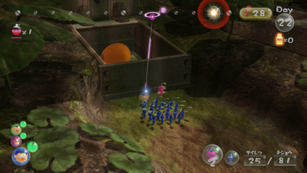 You need 8 Winged Pikmin to lift the Clipboard.png