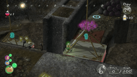 Use the elevator platforms to the north to recover the fruit.png.png