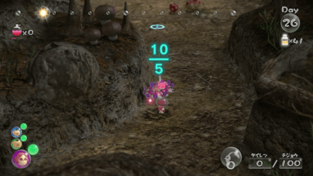 Run away from the Mysterious Life Form with Olimar.png