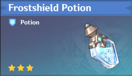 Genshin Impact - How to Get Frostshield Potion and Effects