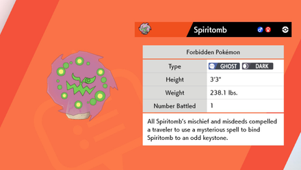 Spiritomb type, strengths, weaknesses, evolutions, moves, and stats -  PokéStop.io