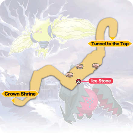 Crown Tundra - Path to the Peak Item Map