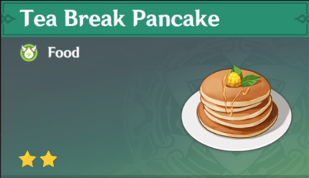 Genshin Impact - How to Get Tea Break Pancake and Effects