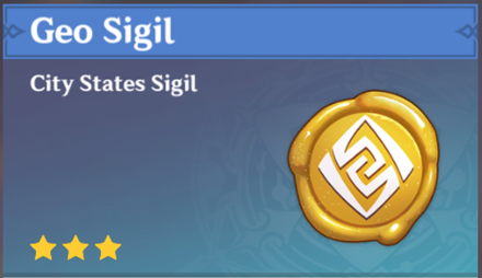 Genshin Impact - How to Get Geo Sigil and Effects