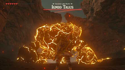 How to Beat Igneo Talus (BotW) - Top Image