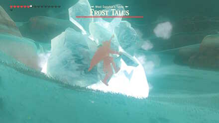 Stone Attack (BotW) - Frost Talus