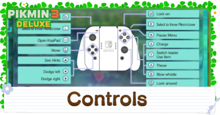 pikmin 3 deluxe controls