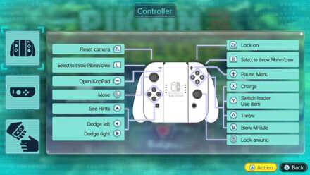 pikmin 3 deluxe controls