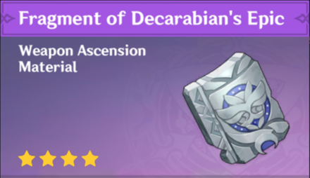 Genshin Impact - How to Get Fragment of Decarabian