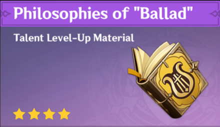 Genshin Impact - How to Get Philosophies of Ballad and Effects
