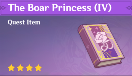 Genshin Impact - How to Get The Boar Princess (IV) and Effects