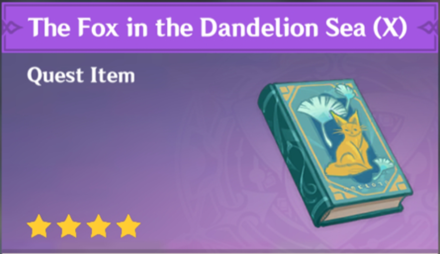 Genshin Impact - How to Get The Fox in the Dandelion Sea (X) and Effects