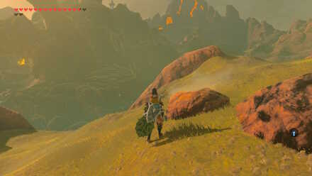 Location in the Painting Overworld View (BotW) - A Landscape of a Stable