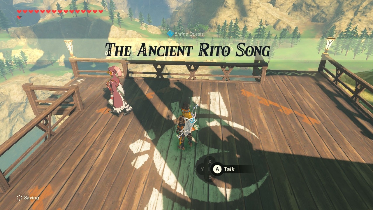 How to complete the Ancient Rito Song shrine quest in Breath of the Wild