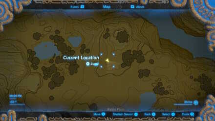 Kaas Map Location (BotW) - The Crowned Beast