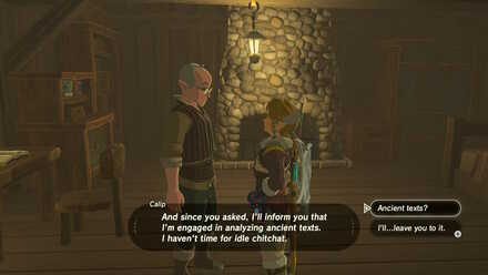 Find Calip (BotW) - The Cursed Statue Shrine Quest