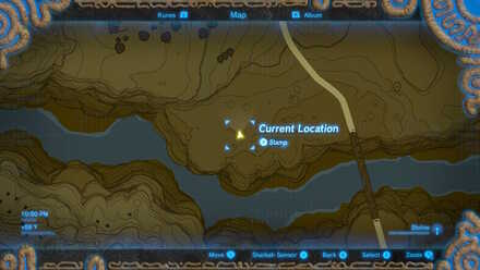Two Rings Map Location (BotW) - The Two Rings Shrine Quest
