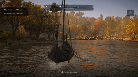 The Swan-Road Home - Continue sailing to Halfdan