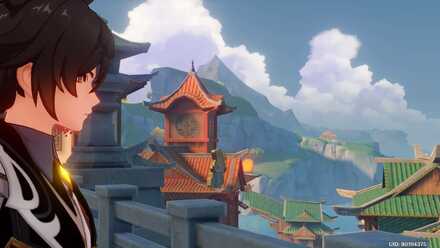Genshin - The Fond Farewell Walkthrough - Look for Zhongli at the Scene