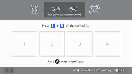 2. Press the L + R Buttons