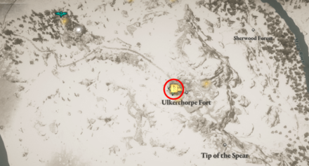 Kick of Tyr Location (AC Valhalla) Map View