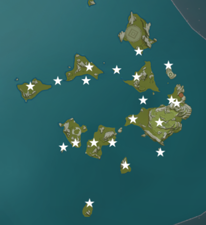 Genshin Impact - Guyun Stone Forest Meteorite Locations