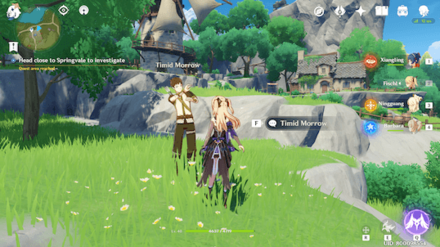 Genshin - Contingencies - Talk to Timid Morrow