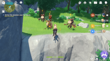 Genshin - Contingencies - Defeat the monsters near Springvale
