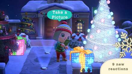 ACNH - New reactions for winter