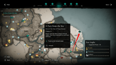 A Fury from the Sea - Travel to the forward camp.png