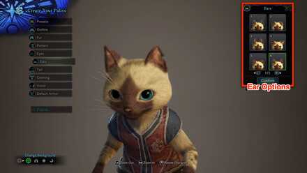 Palico Ears Customization