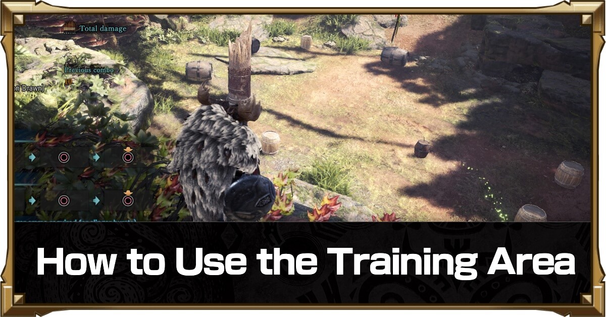 How to Use the Training Area Monster Hunter World (MHW)｜Game8