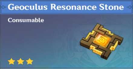 Geoculus Resonance Stone