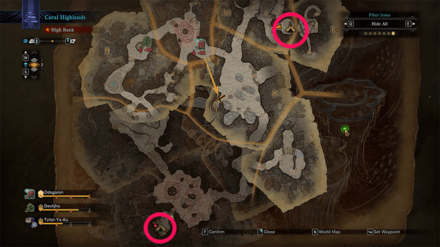 Coral Highlands Camp Locations.png