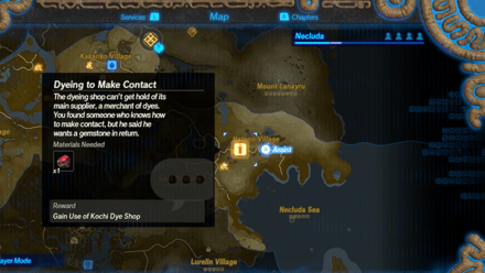Hyrule Warriors: Age of Calamity - Dyeing to Make Contact Quest