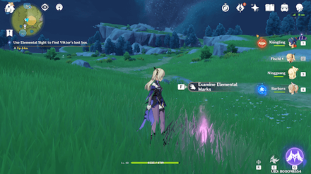 Genshin - A Mysterious Loss - The second trace is further up the hill