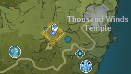 Genshin - A Mysterious Loss - Go to the west of the Thousand Winds Temple