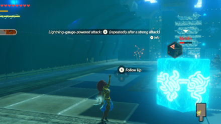 Hyrule Warriors: Age of Calamity  - Urbosa using Cryonis Rune