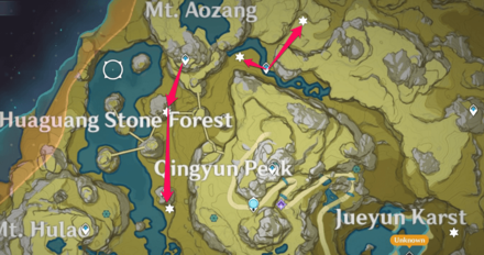 Huaguang Stone Forest Route.png