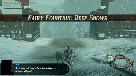 Fairy Fountain: Deep Snows Banner