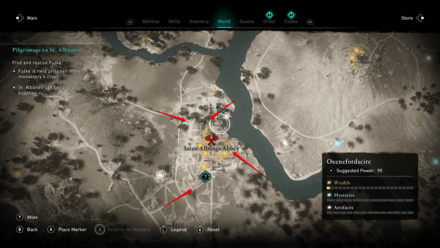 Pilgrimage to St. Albanes - Saint Albanes Abbey stealth route part 1.png