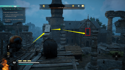 Pilgrimage to St. Albanes - Saint Albanes Abbey stealth route part 2.png