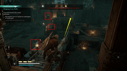 Ringing Cyne Belle - Cyne Belle Castle stealth route part 3.png