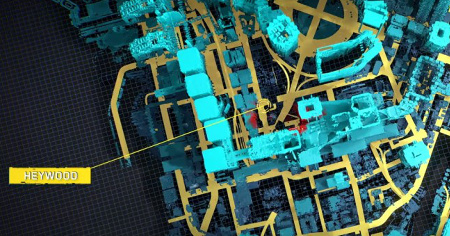 Cyberpunk 2077 Heywood Map