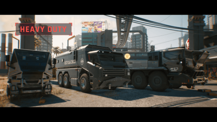 Cyberpunk 2077 - Heavy Duty Cars