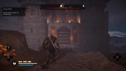 King Killer - Shoot Links to lower the Drawbridge.png