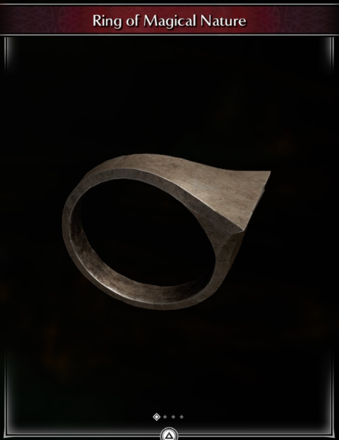 Ring of Magical Nature