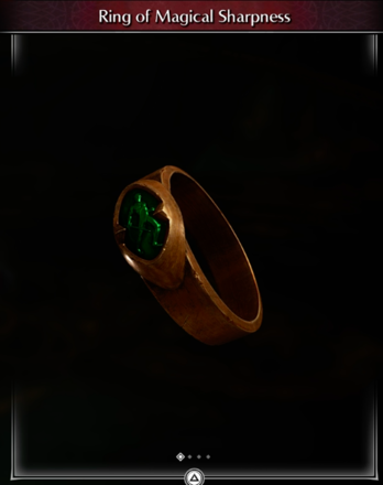 Ring of Magical Sharpness