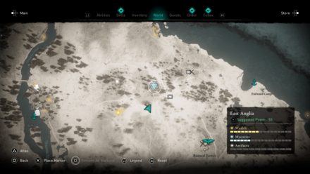 Green Children of Anglia Map.png