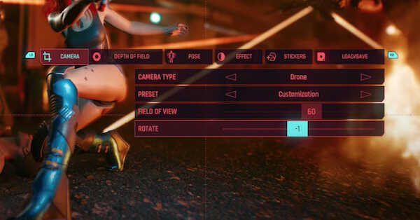Cyberpunk 2077 - Photo Mode Camera